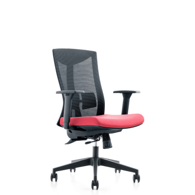 鍍鉻底座黑色網狀接待會議訪客椅AS-6212B